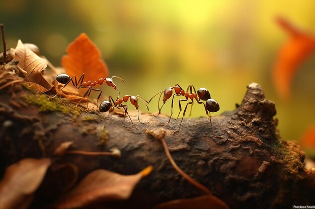 Les fourmis collaborent et s’entraident