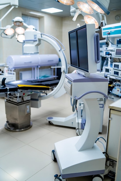 Fournitures de technologie de médecine d'urgence. Équipement médical moderne pour le traitement de l'hygiène.