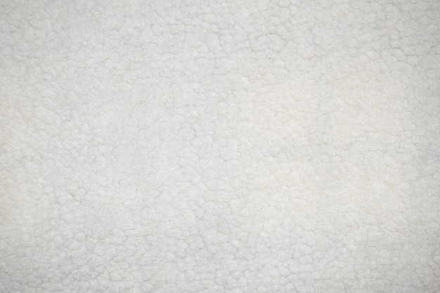 Fourrure de mouton blanche avec une texture de fibres Motif toile douce à des fins diverses