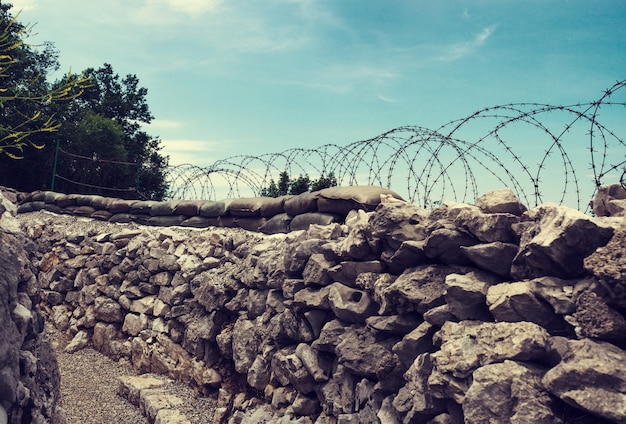 Foxhole, Première Guerre Mondiale