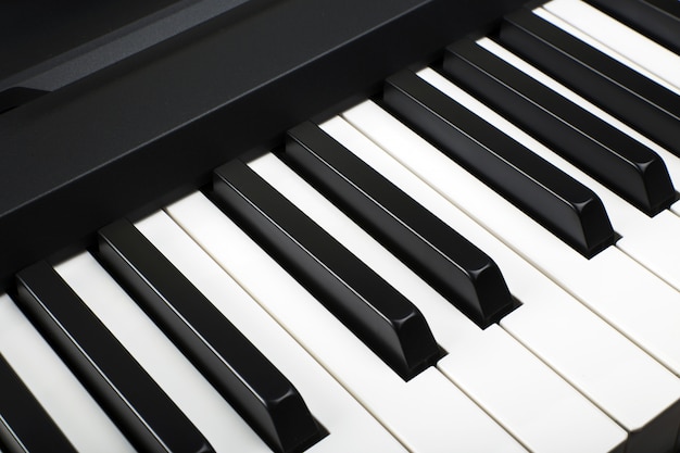 Fragment d'un certain nombre de clavier de piano électronique