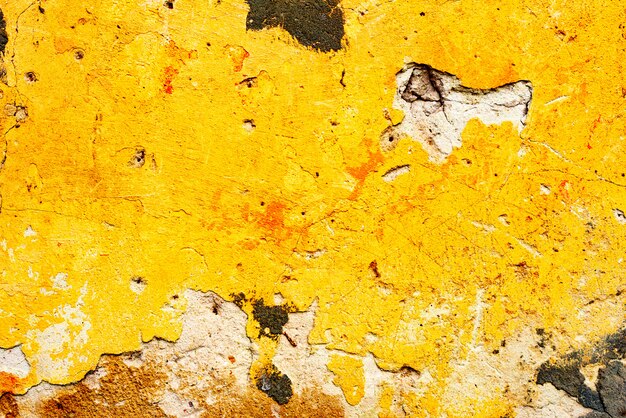 Photo fragment de mur avec des rayures et des fissures