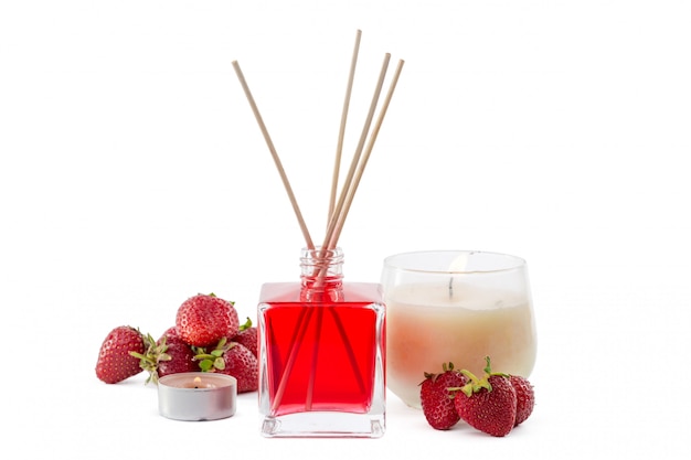 Fragrance Diffuser Set de bouteille avec bâtonnets aromatiques (diffuseurs à roseaux)