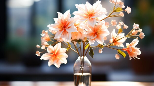 Fraîcheur et beauté dans la nature une seule fleur dans un vase