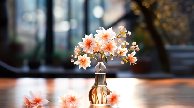 Fraîcheur et beauté dans la nature une seule fleur dans un vase