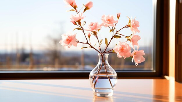 Fraîcheur et beauté dans la nature une seule fleur dans un vase