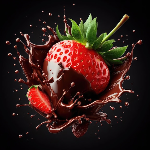 fraise et chocolat