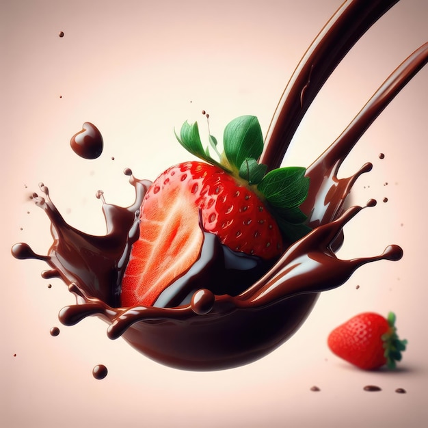 fraise et chocolat