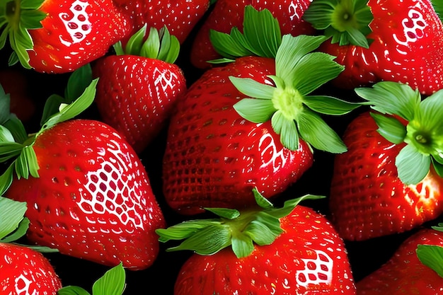 La fraise est un fruit de la famille des Rosacées