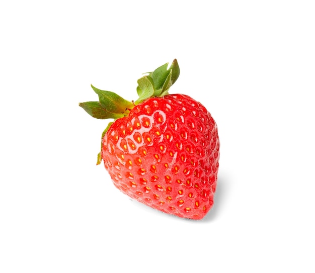 Fraise isolé sur fond blanc