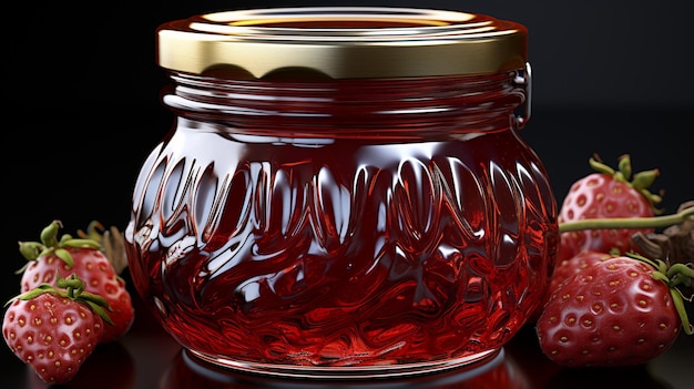 fraise_jam_in_a_jar_photo