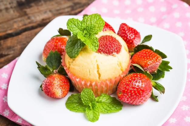 Fraise Muffin