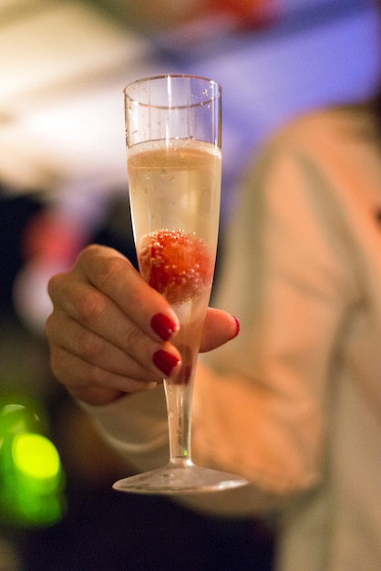 Fraises et champagne