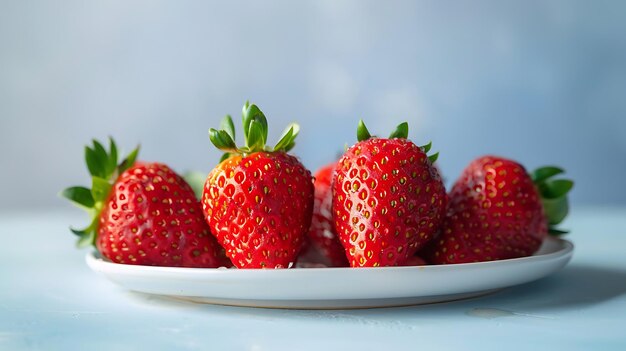 des fraises dans un bol