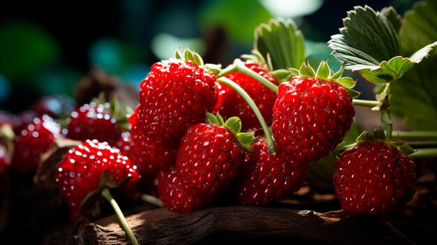 fraises dans un panier