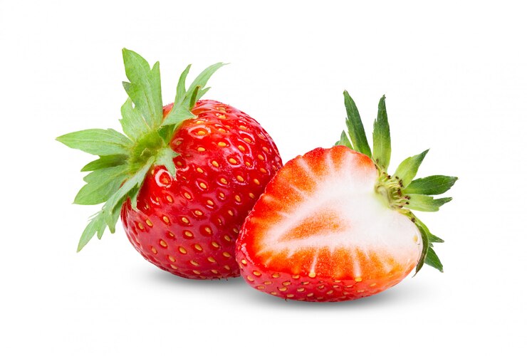 Photo fraises se bouchent.