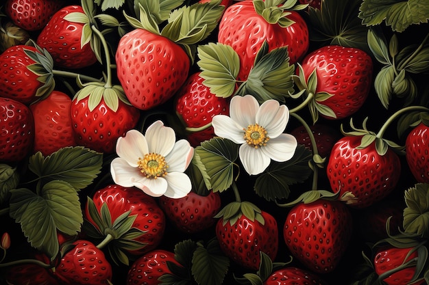 Les fraises sont riches en nutriments. Une baie pour toutes les saisons.