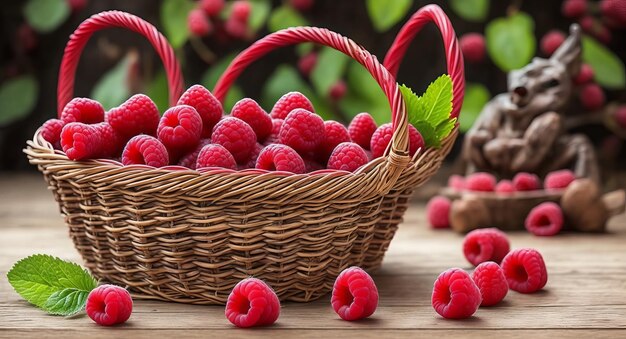 Framboise dans un beau panier ai generation