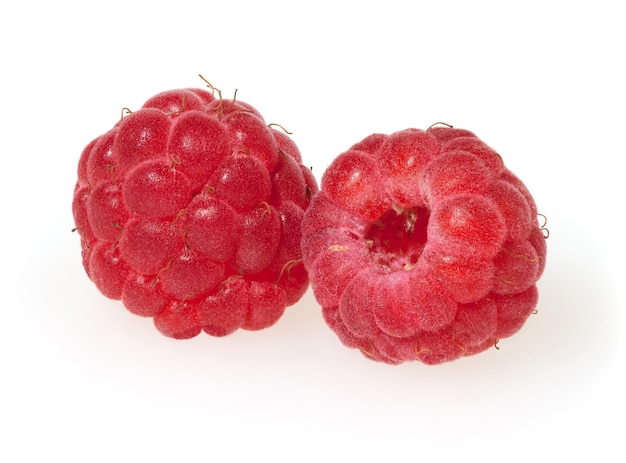 Framboise isolé sur fond blanc