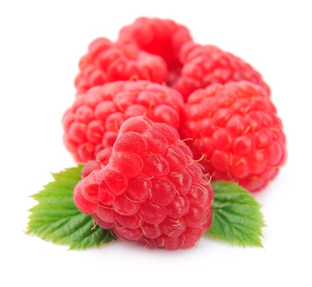 Photo les framboises douces