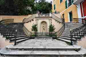 Photo france corse bastia vieil escalier en pierre