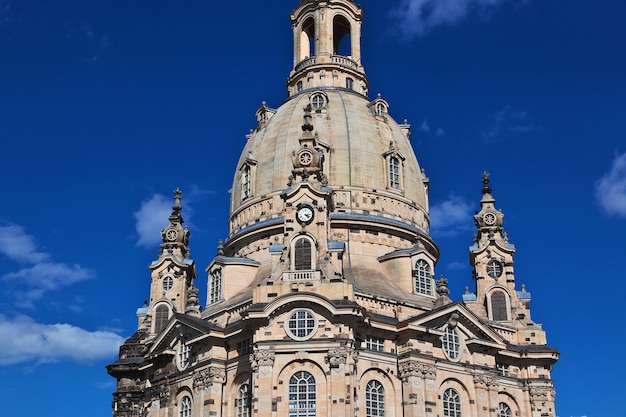 Photo frauenkirche à dresde, saxe, allemagne