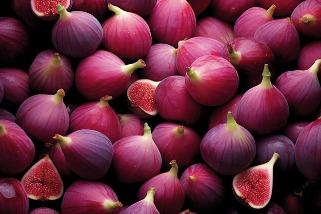 La frénésie des figues exotiques, la frénésie divine des figues, la photographie d'images de figues de haute qualité