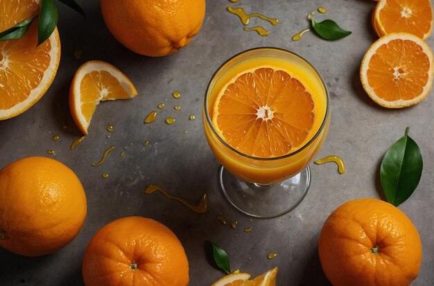 Une friandise de jus d'orange épicé