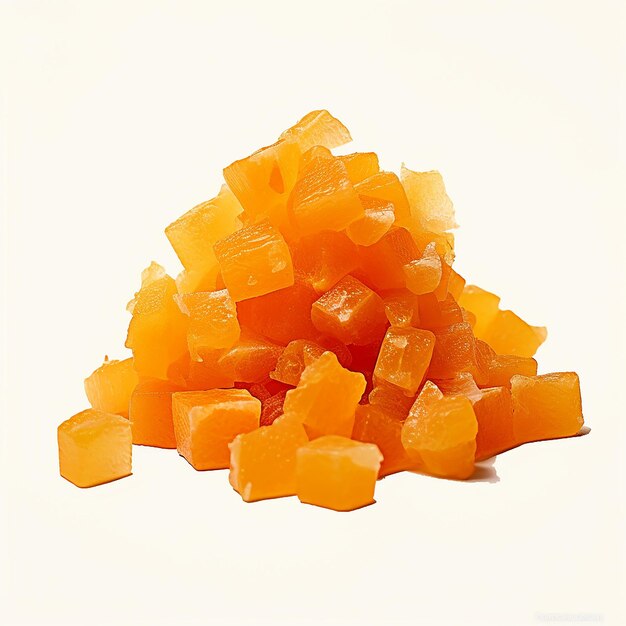 Photo une friandise d'orange confitée