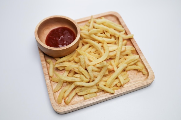 frites avec sauce tomate