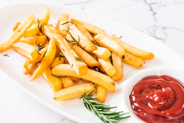 frites avec sauce