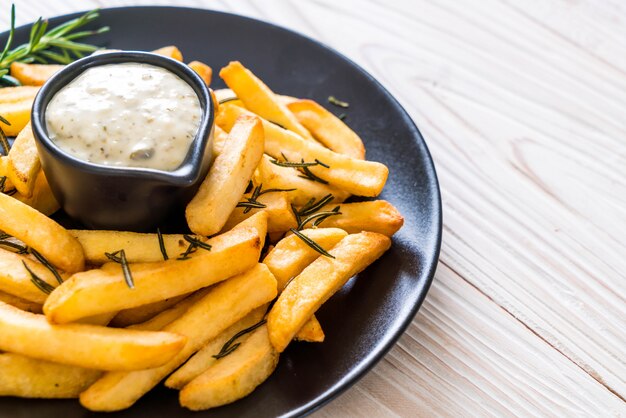 frites avec sauce