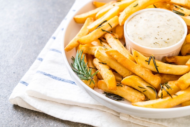 frites avec sauce