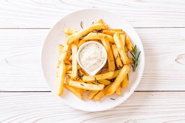 frites avec sauce