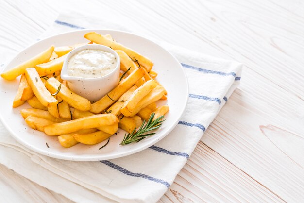 frites avec sauce