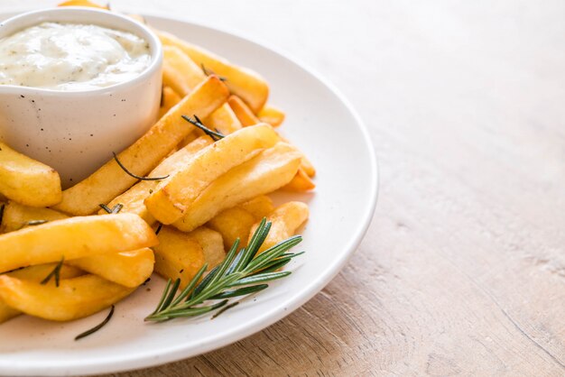 frites avec sauce