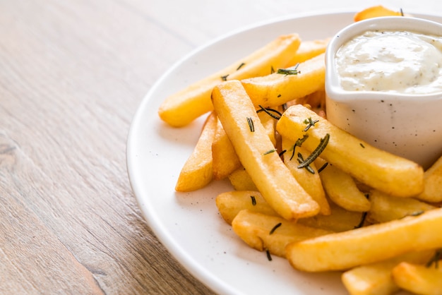 frites avec sauce