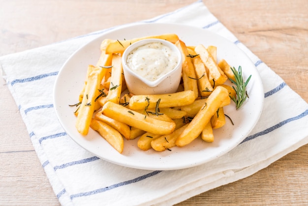 frites avec sauce