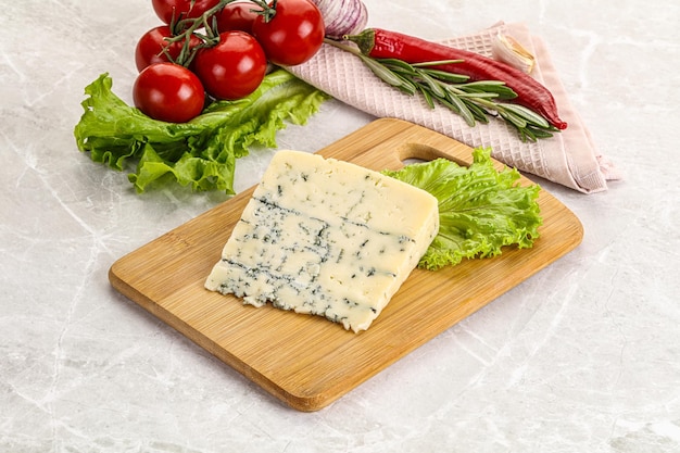 Fromage bleu gourmet avec moisissure