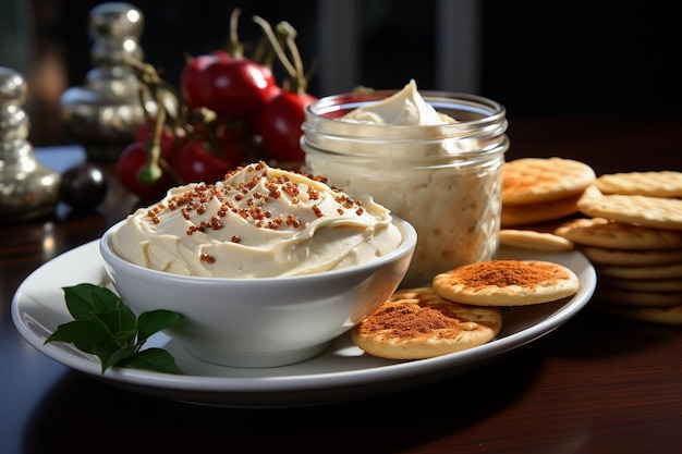 fromage à la crème à la cannelle