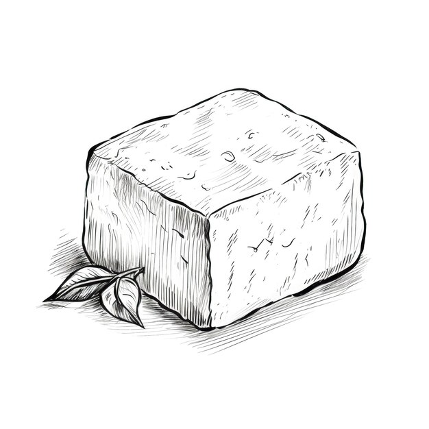 Fromage feta alimentaire ai généré