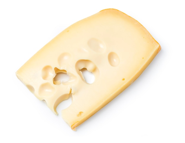 Fromage Isolé Sur Blanc