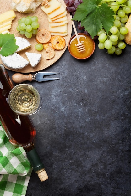 Fromage de raisin de cuve et miel