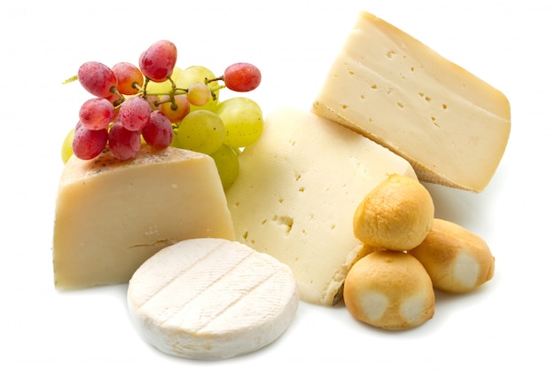 Fromage et raisins