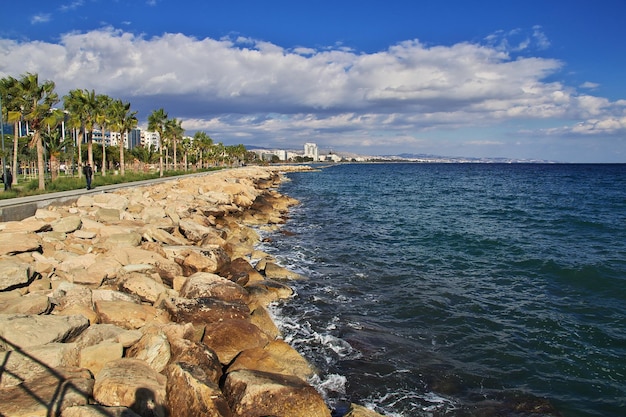 Le front de mer à Limassol Chypre