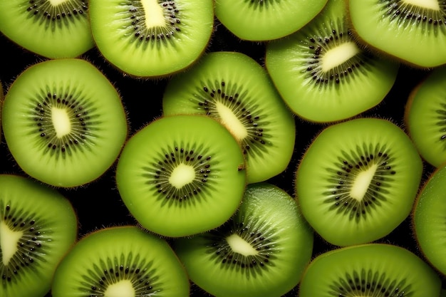 Fruit de kiwi comme fond et texture