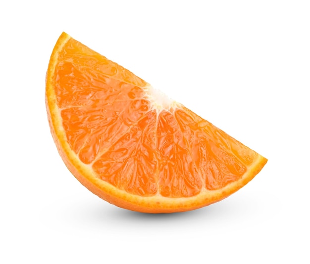 fruit orange sur fond blanc