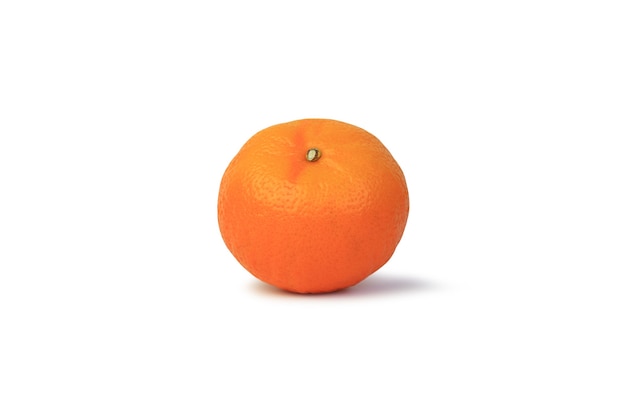 Fruit orange isolé sur blanc