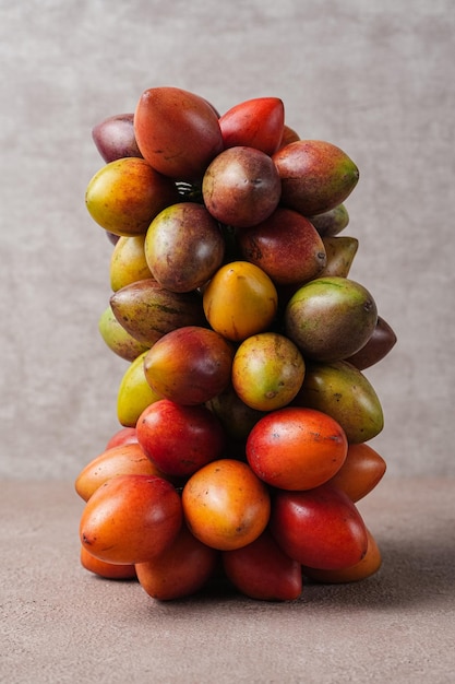 fruit de tamarillo en Indonésie terong belanda plan d'œufs néerlandais