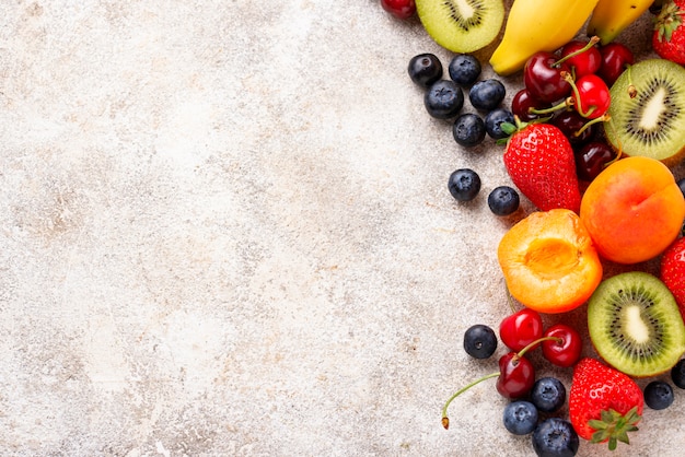 Photo fruits et baies d'été